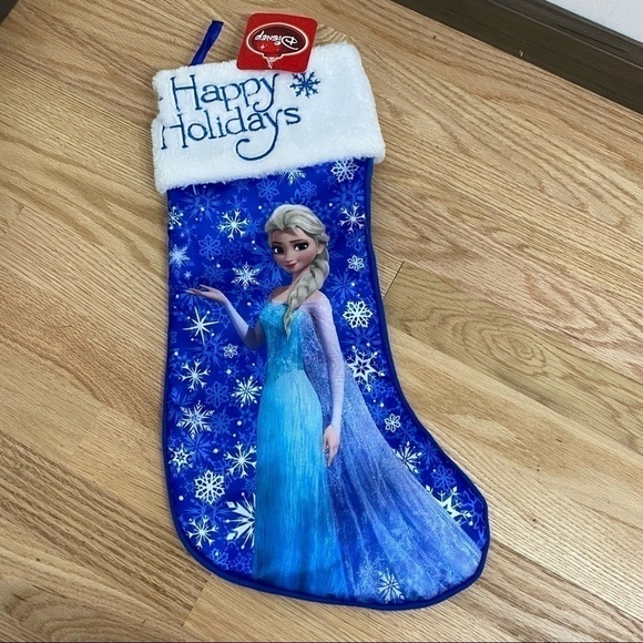 Frozen Elsa Christmas Stocking NWT Happy Holidays - Picture 2 of 4